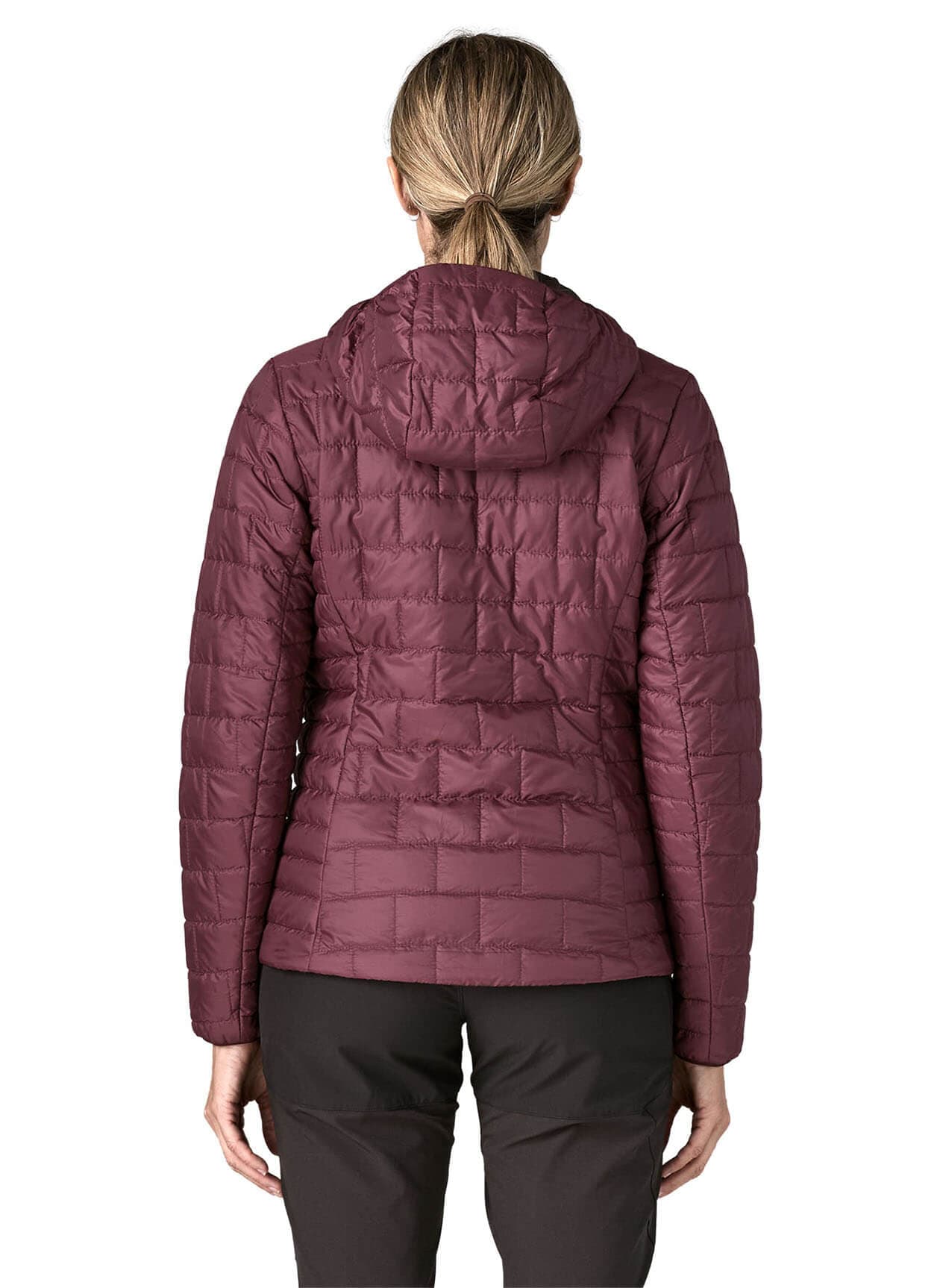 Patagonia Women's Nano Puff Hoody - Berry Fig LG