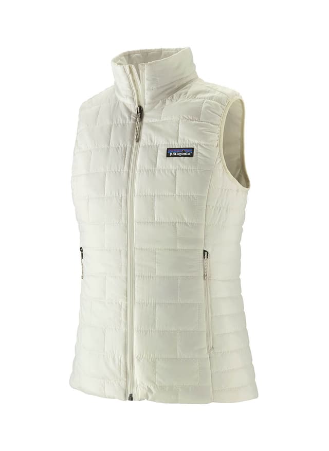 Patagonia Women's Nano Puff Vest F25 - White LG