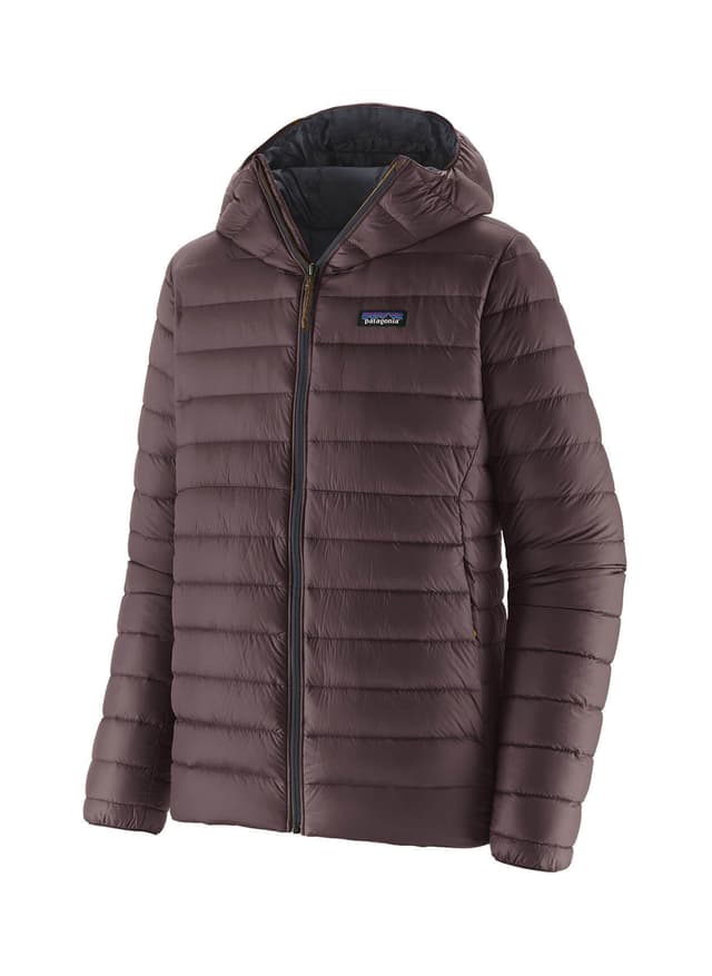 Patagonia Men's Down Sweater Hoodie - Den Brown 3XL