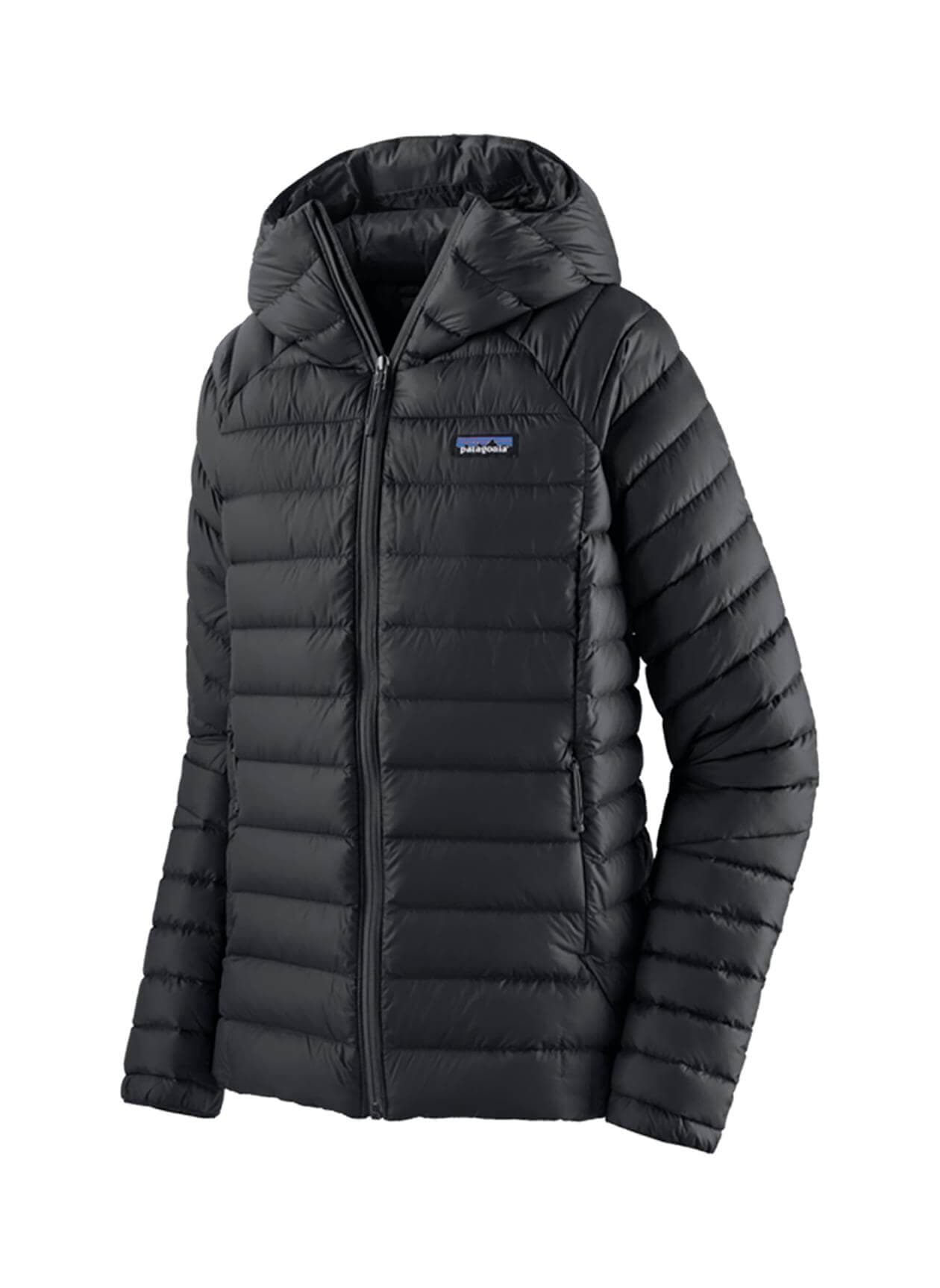 Patagonia Women's Down Sweater Hoodie - Black LG