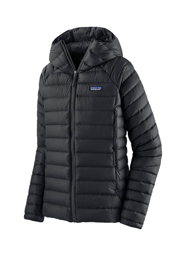 Patagonia Women's Down Sweater Hoodie - Black LG