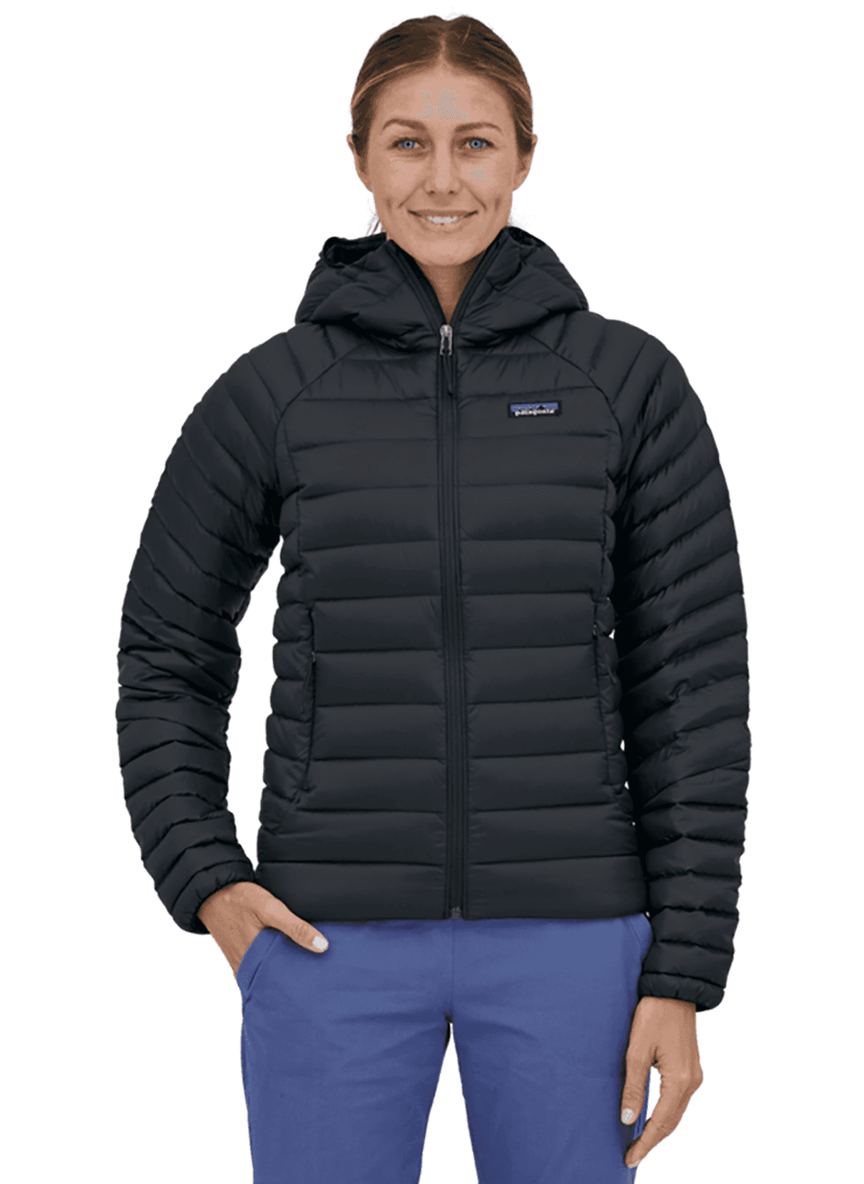 Patagonia Women's Down Sweater Hoodie - Black LG