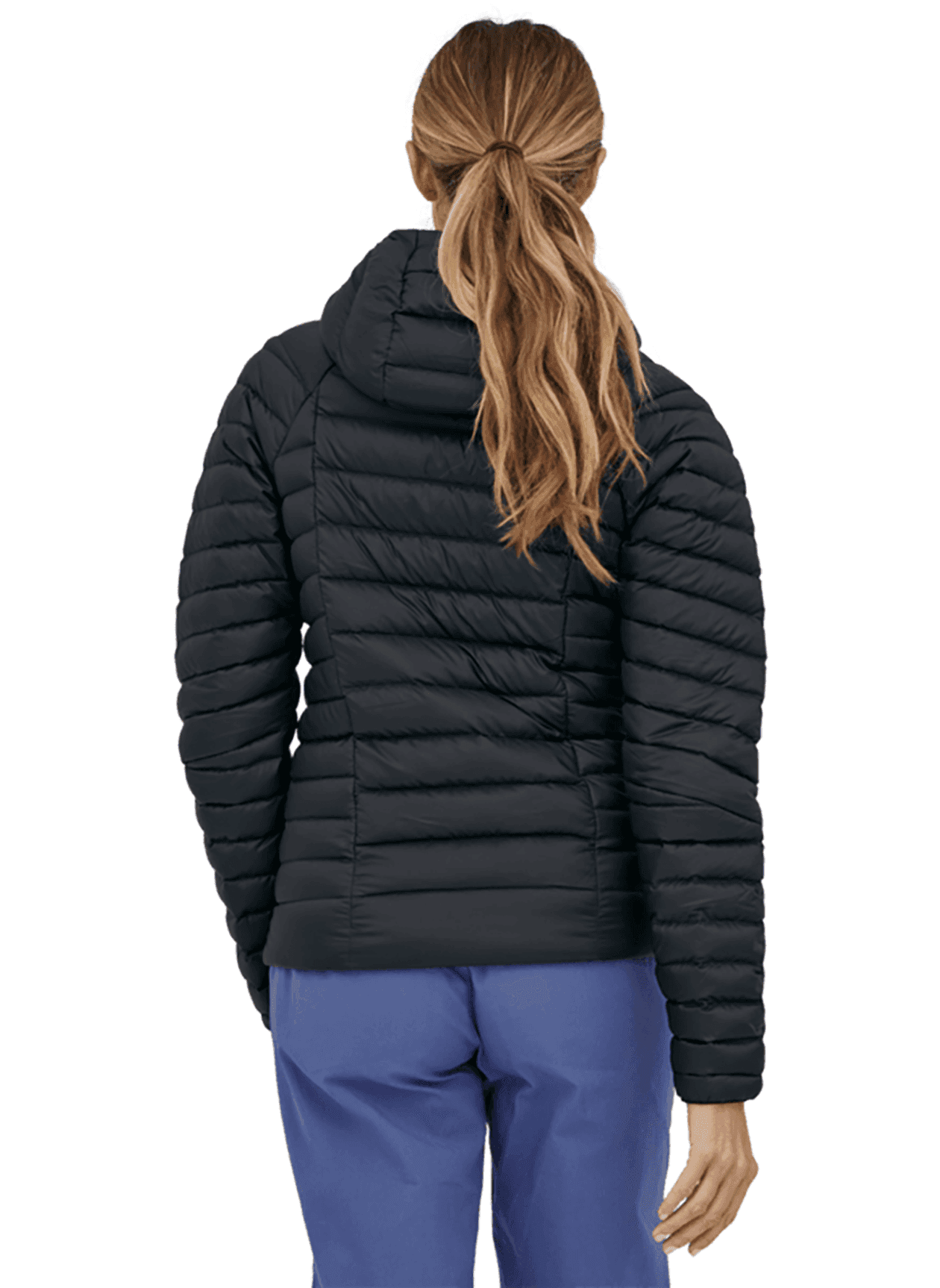 Patagonia Women's Down Sweater Hoodie - Black LG