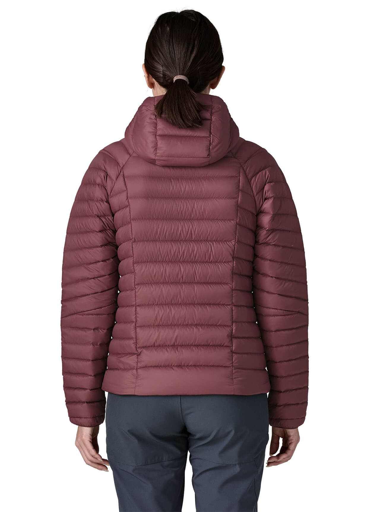 Patagonia Women's Down Sweater Hoodie - Dark Ruby LG