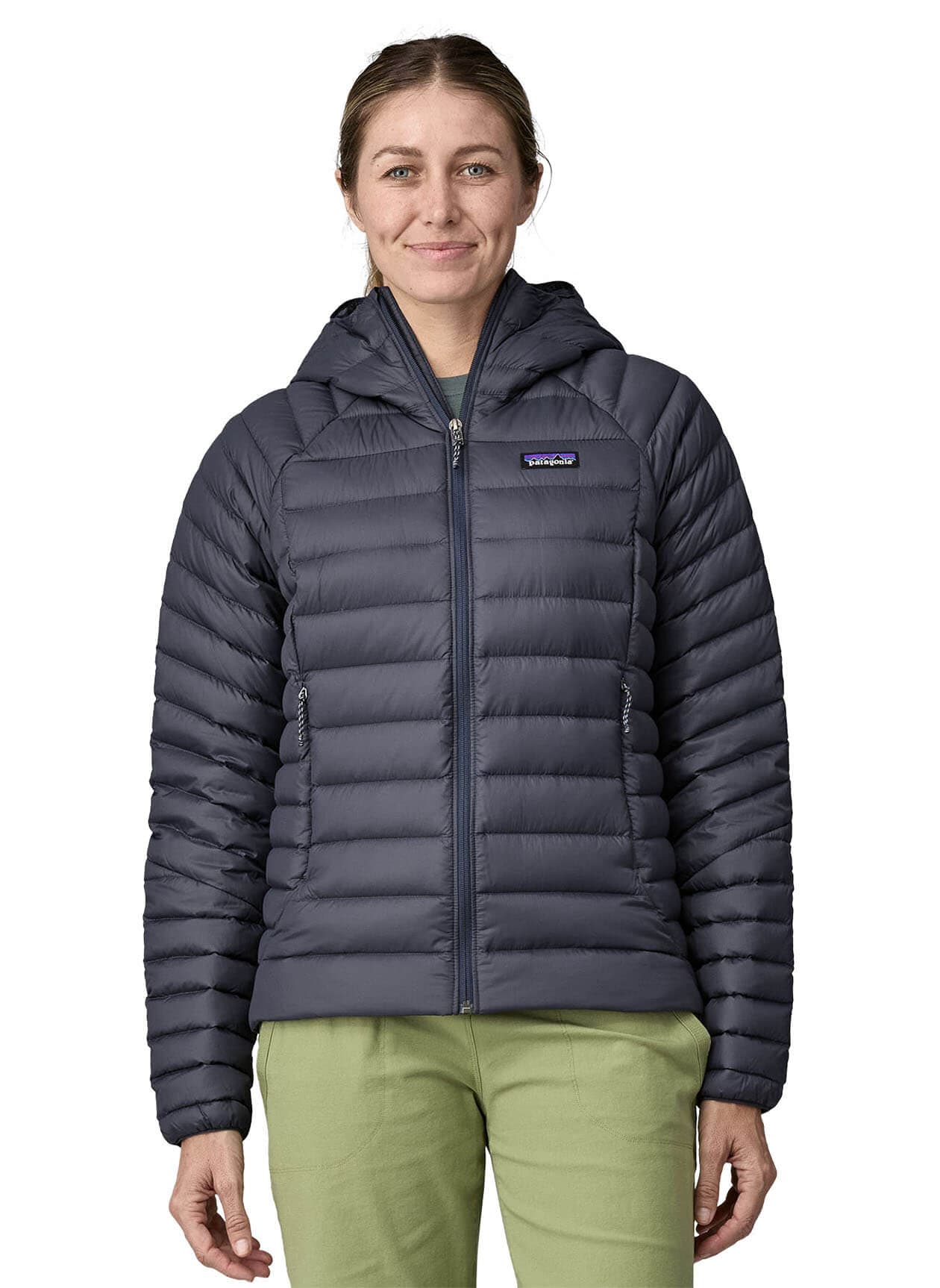 Patagonia Women's Down Sweater Hoodie - Navy LG