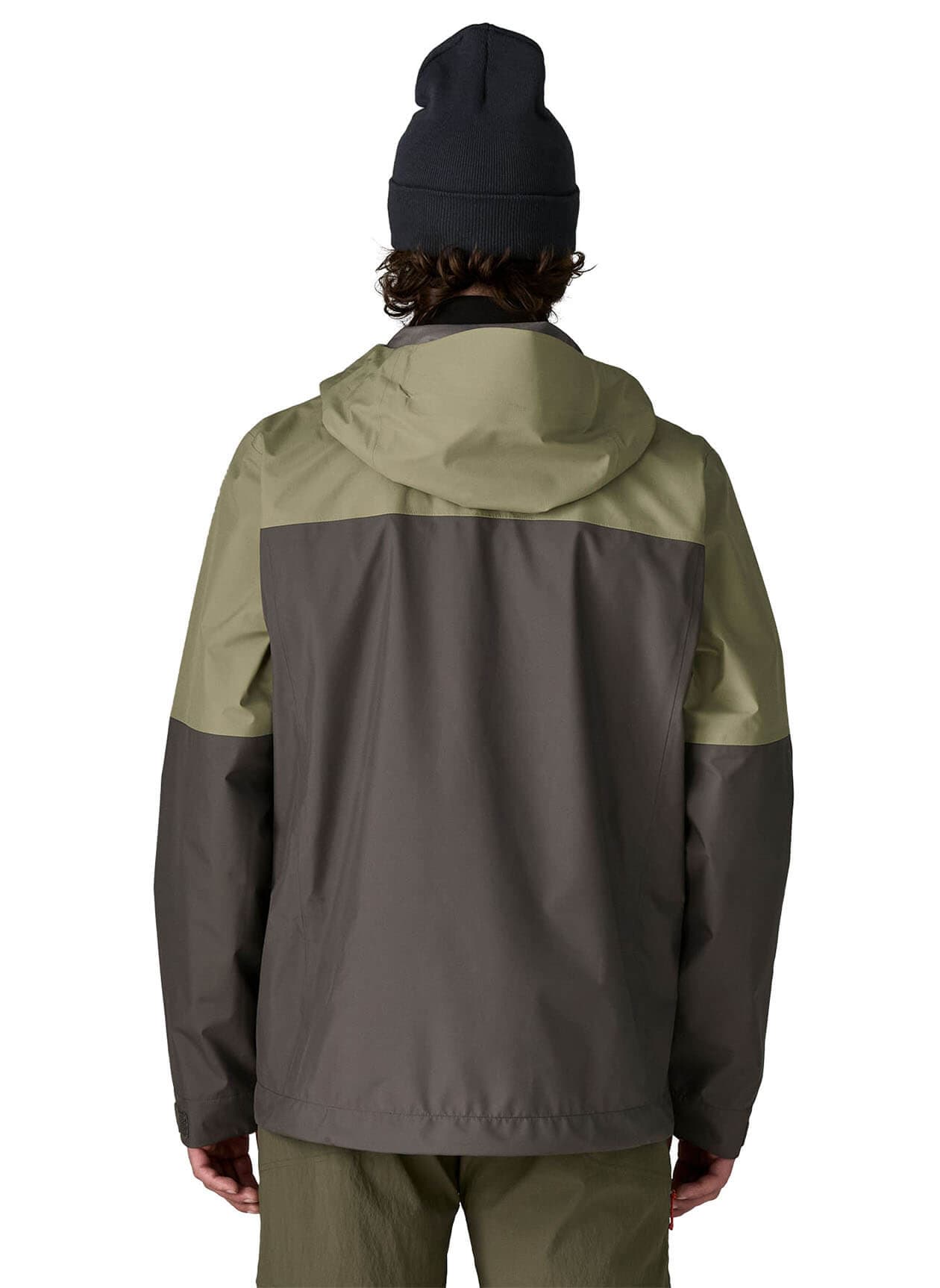 Patagonia Men's Boulder Fork Rain Jacket - Forge Grey w / River Rock Green 3XL