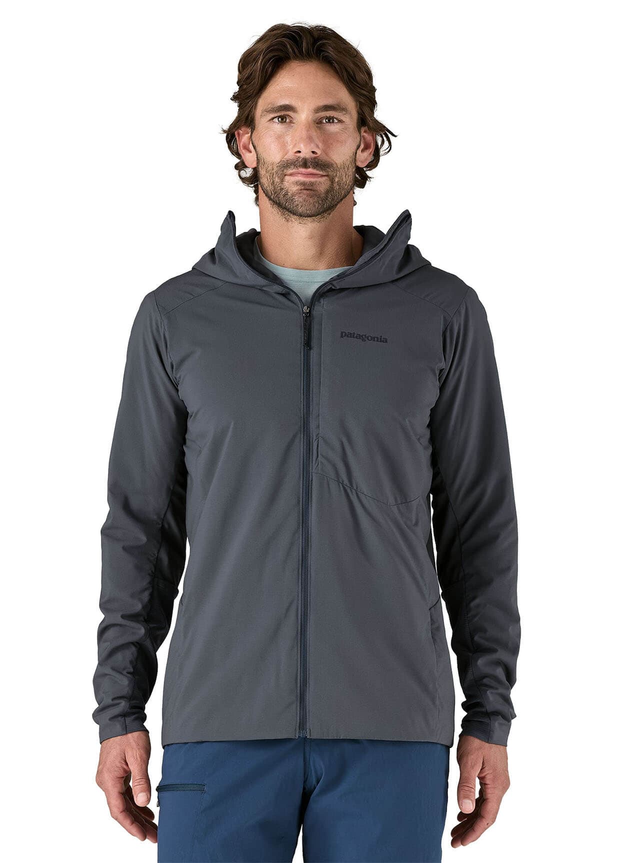 Patagonia Men's Nano-Air Ultralight Full-Zip Hoody - Blue LG