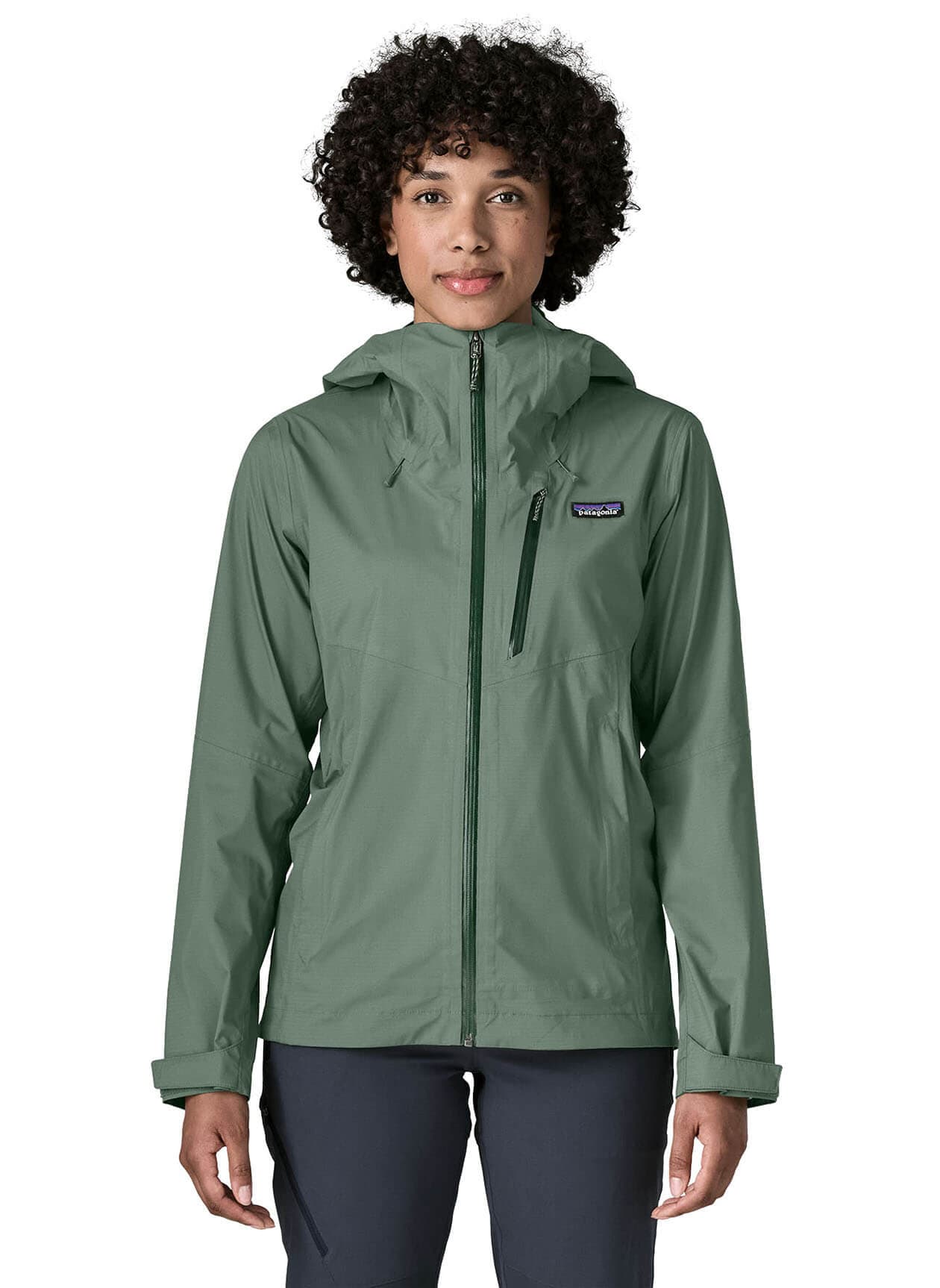Patagonia Women's Granite Crest Rain Jacket - Canopy Green (CNGR) LG