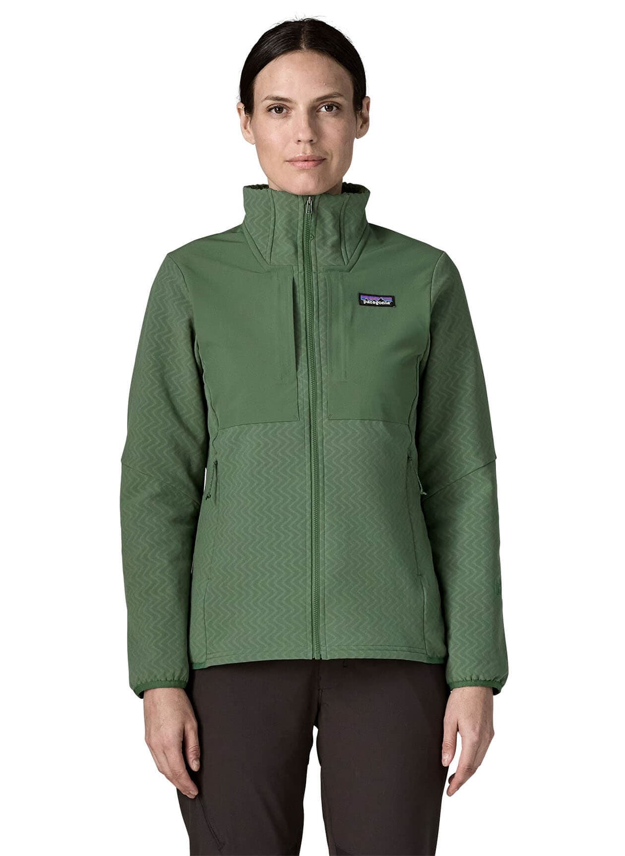 Patagonia Women's R2 CrossStrata Jacket - Canopy Green (CNGR) LG