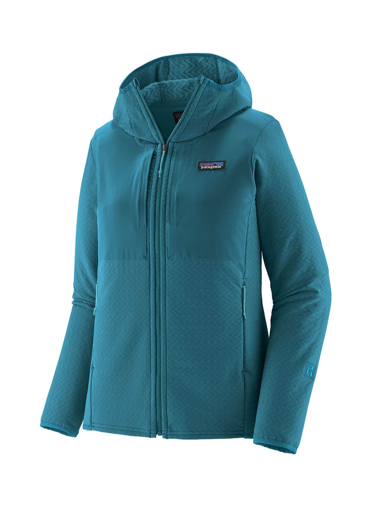 Patagonia Women's R2 CrossStrata Hoody - Glacial Blue (GLCB) LG