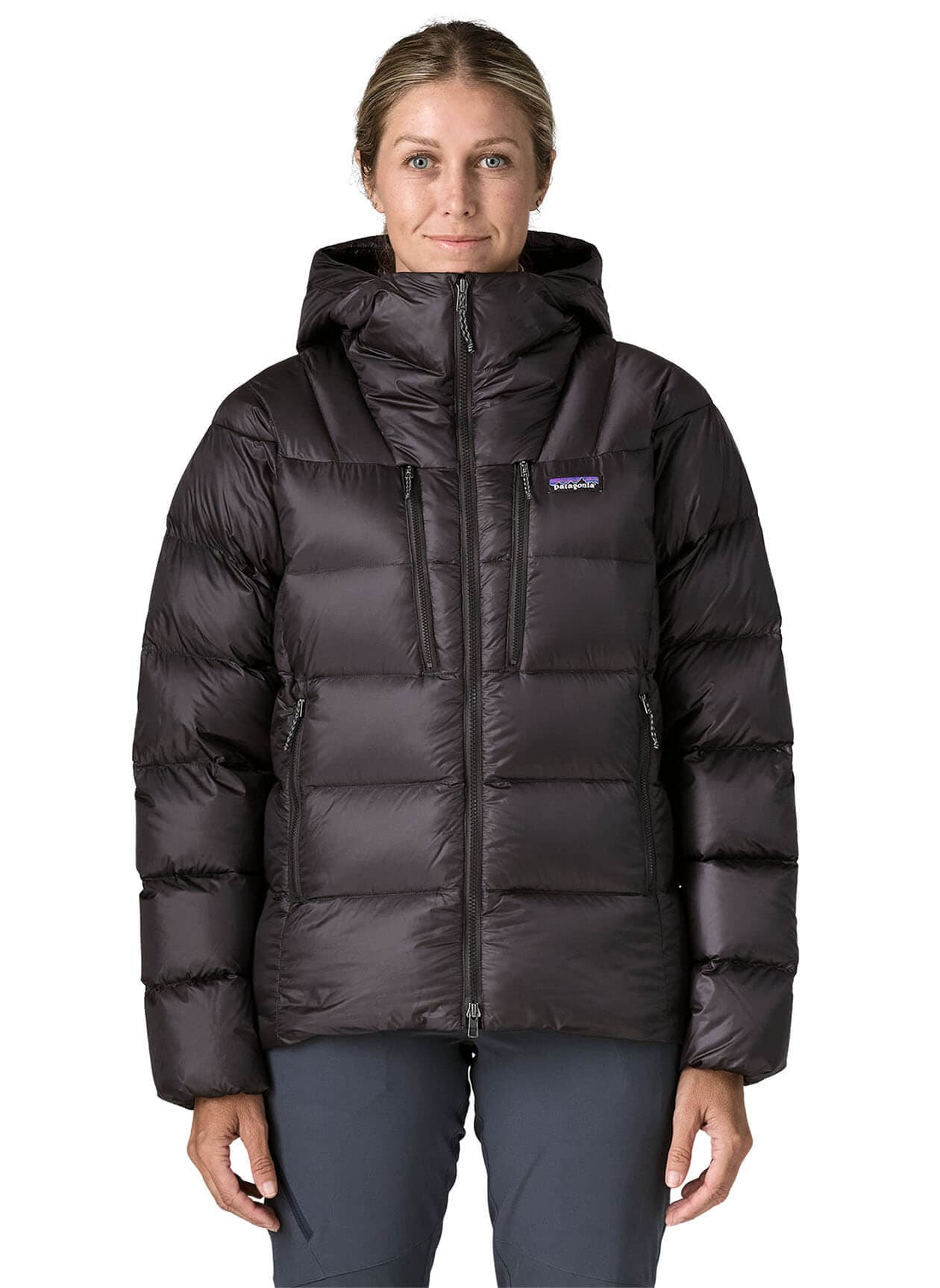Patagonia Women's Fitz Roy Down Hoody F26 - Black LG