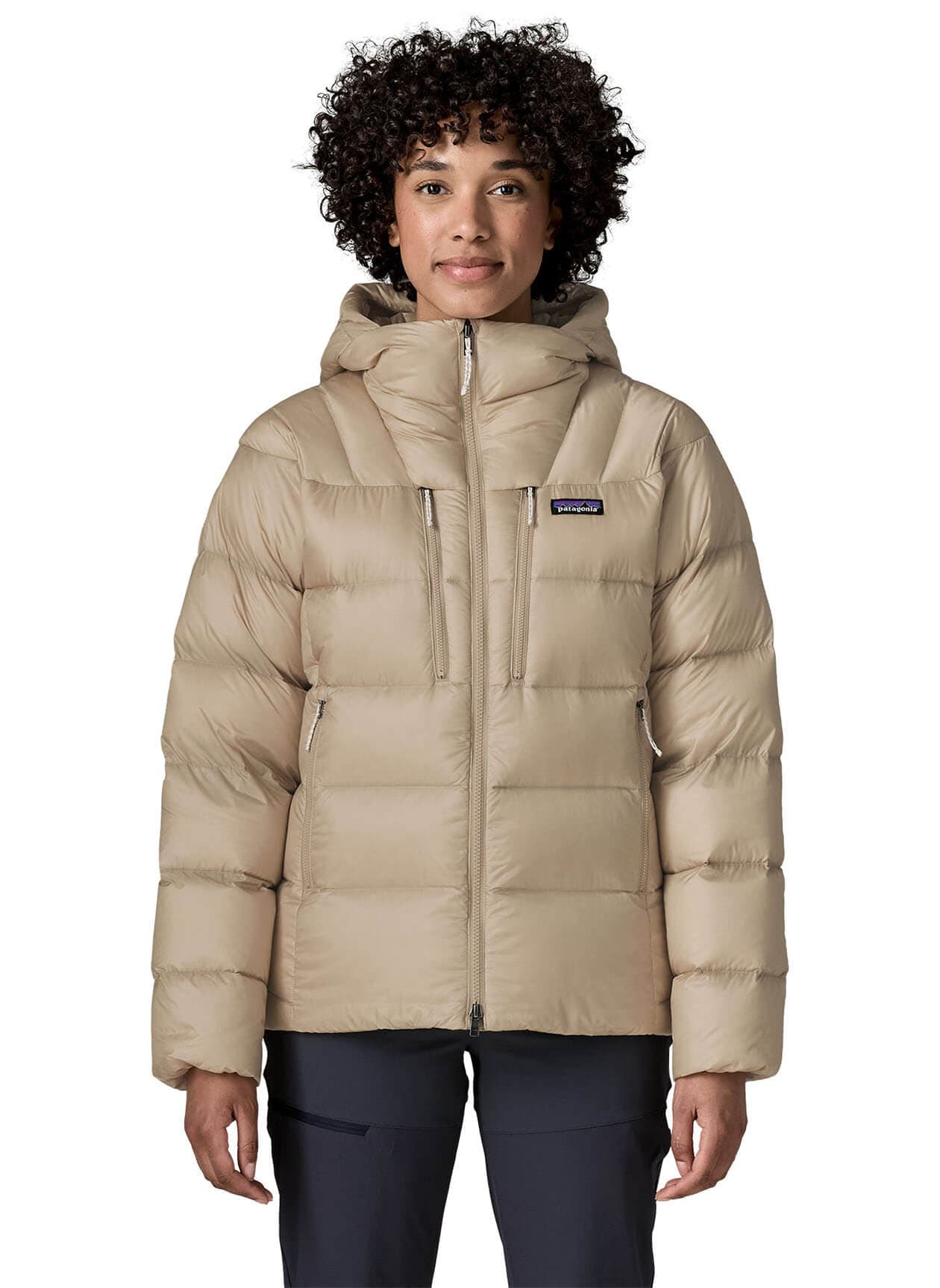 Patagonia Women's Fitz Roy Down Hoody F26 - Brown LG