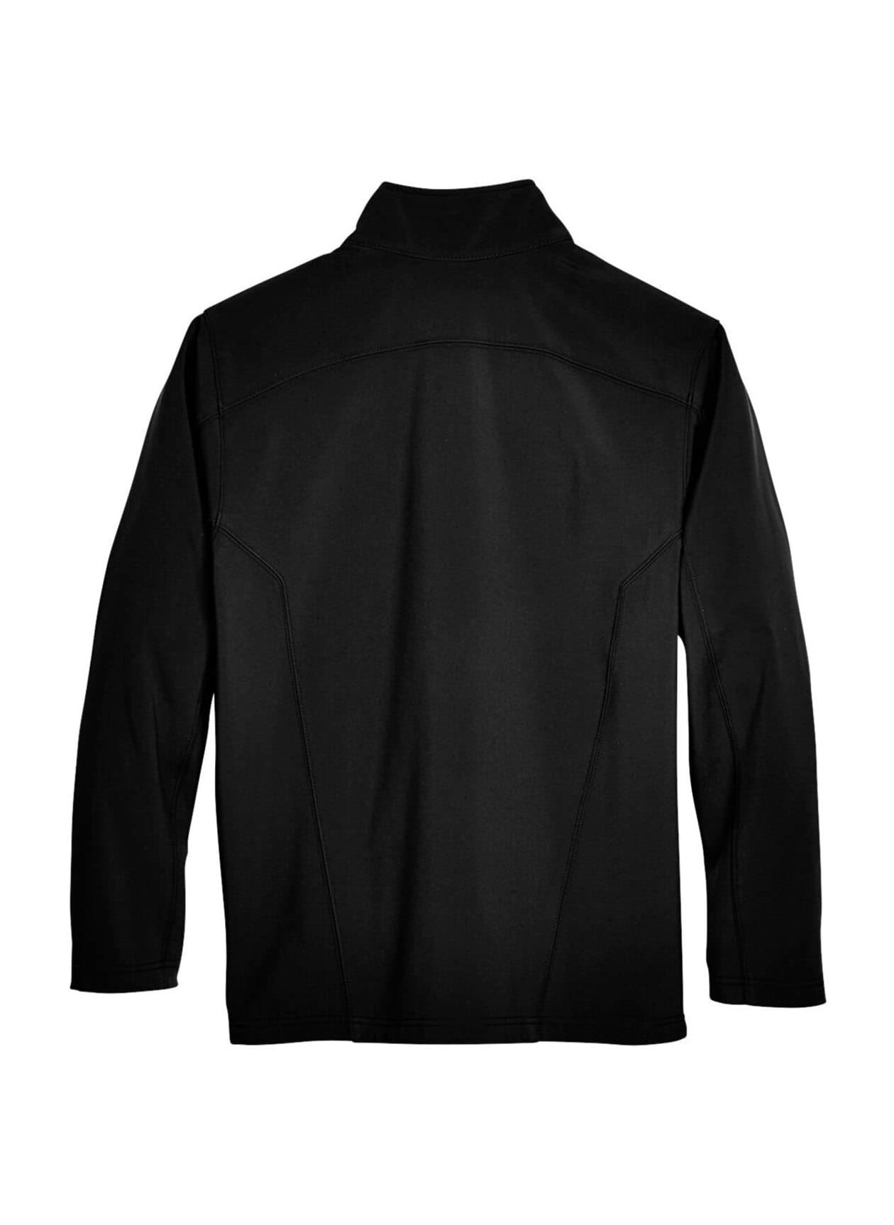 Core 365 Men's Cruise Two-Layer Fleece Bonded Soft Shell Jacket - Black 3XL