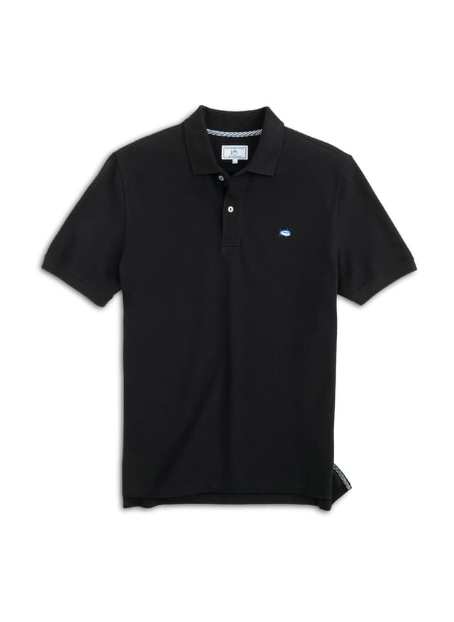 Southern Tide Men's Skipjack Polo - Black LG