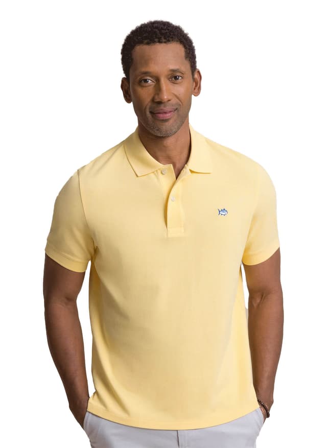 Southern Tide Men's Skipjack Polo - Yellow LG