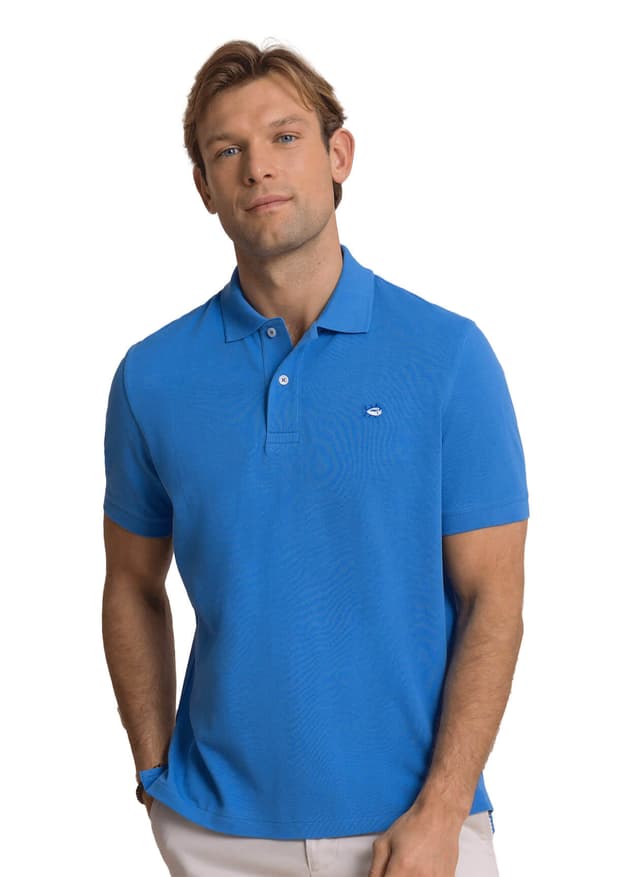 Southern Tide Men's Skipjack Polo - Blue Stream LG