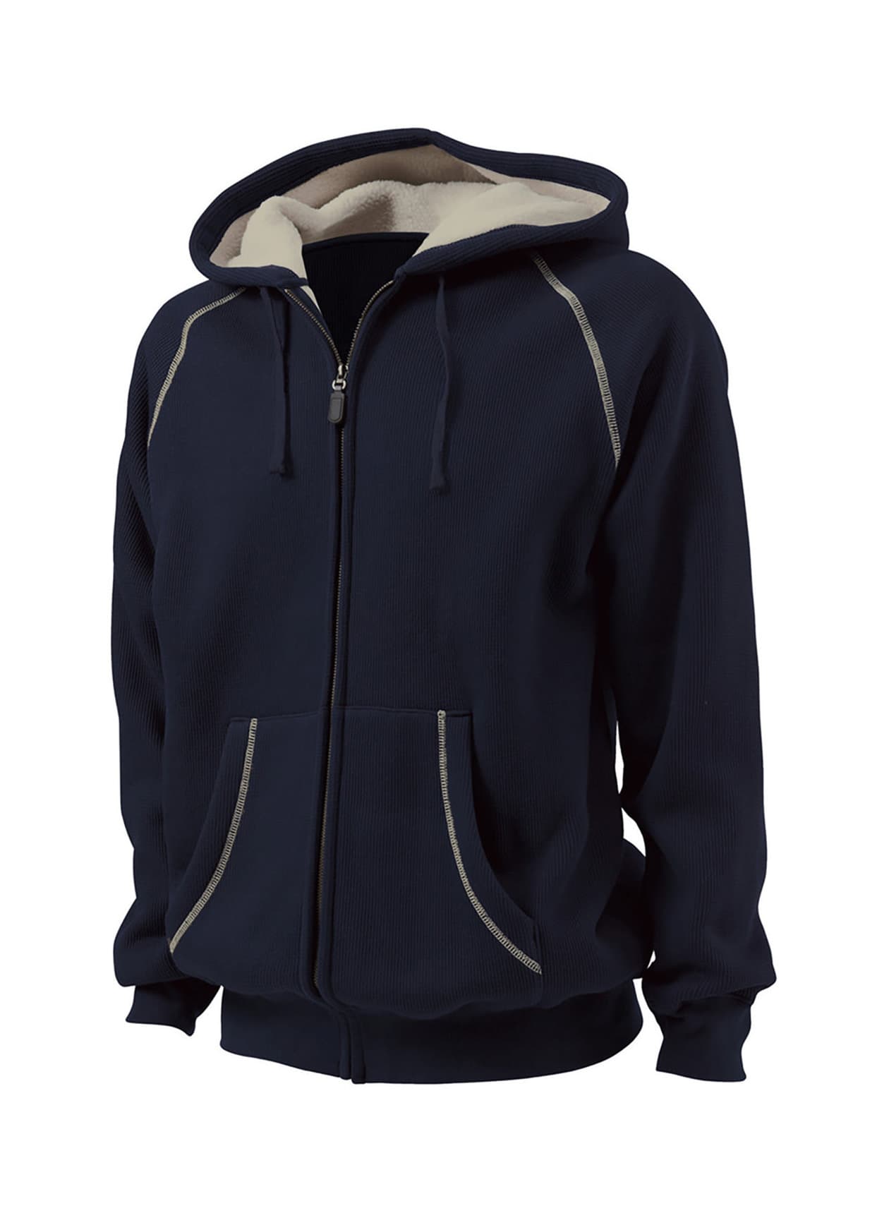 Charles River Men's Thermal Bonded Sherpa Sweatshirt - Navy 3XL