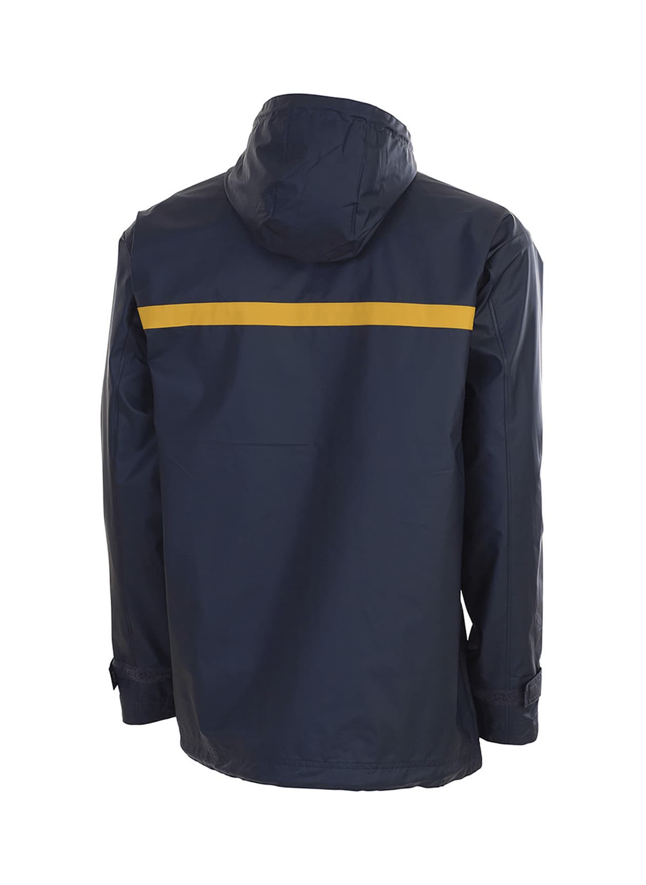 Charles River Men's New Englander Rain Jacket - True Navy / Yellow 3XL