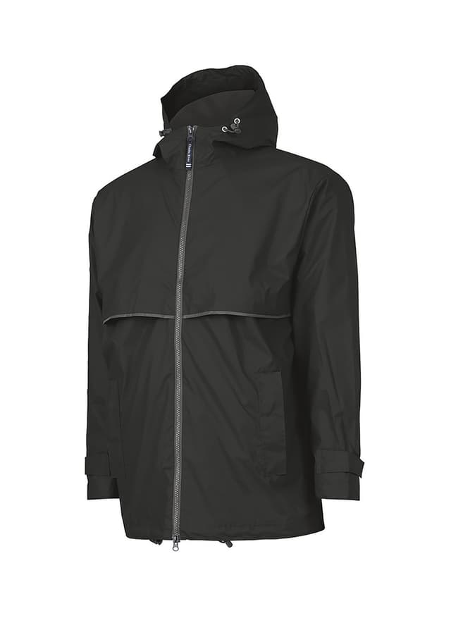 Charles River Men's New Englander Rain Jacket - Black 3XL