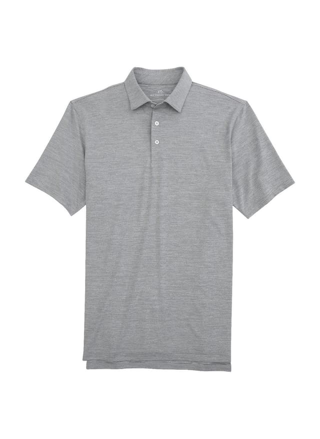 Southern Tide Men's Driver Spacedye Performance Polo - Navy LG