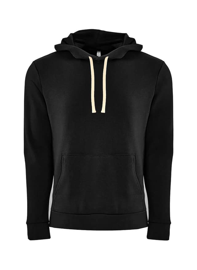 Next Level Unisex Santa Barbara Pullover Hoodie - Black (BLK) 3XL