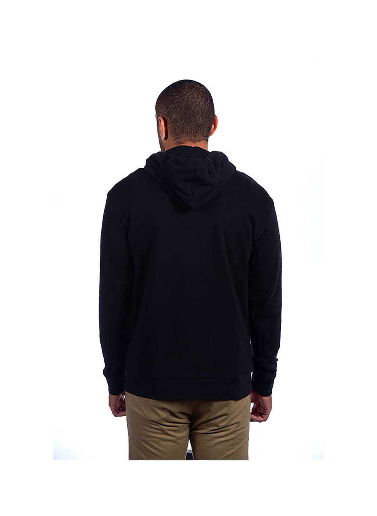 Next Level Unisex Sueded French Terry Pullover Hoodie - Black 3XL