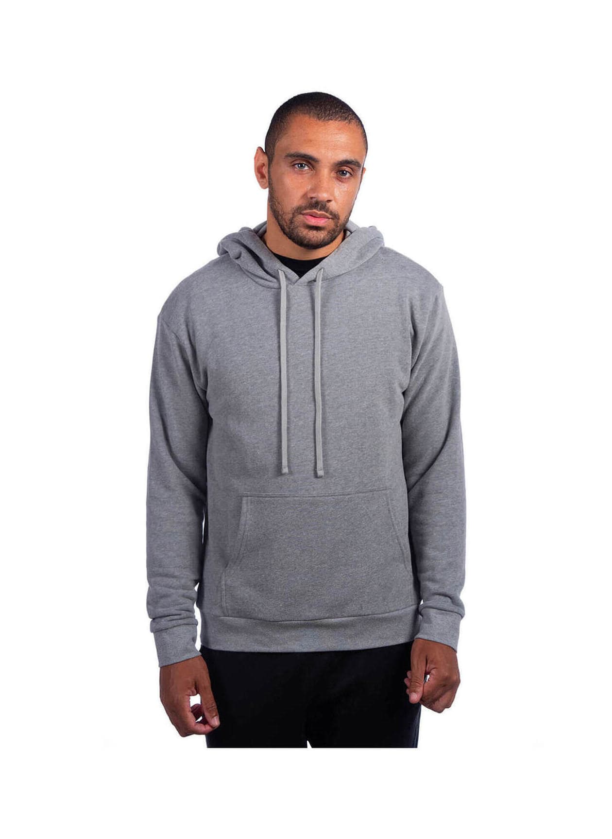Next Level Unisex Sueded French Terry Pullover Hoodie - Dark Grey 3XL