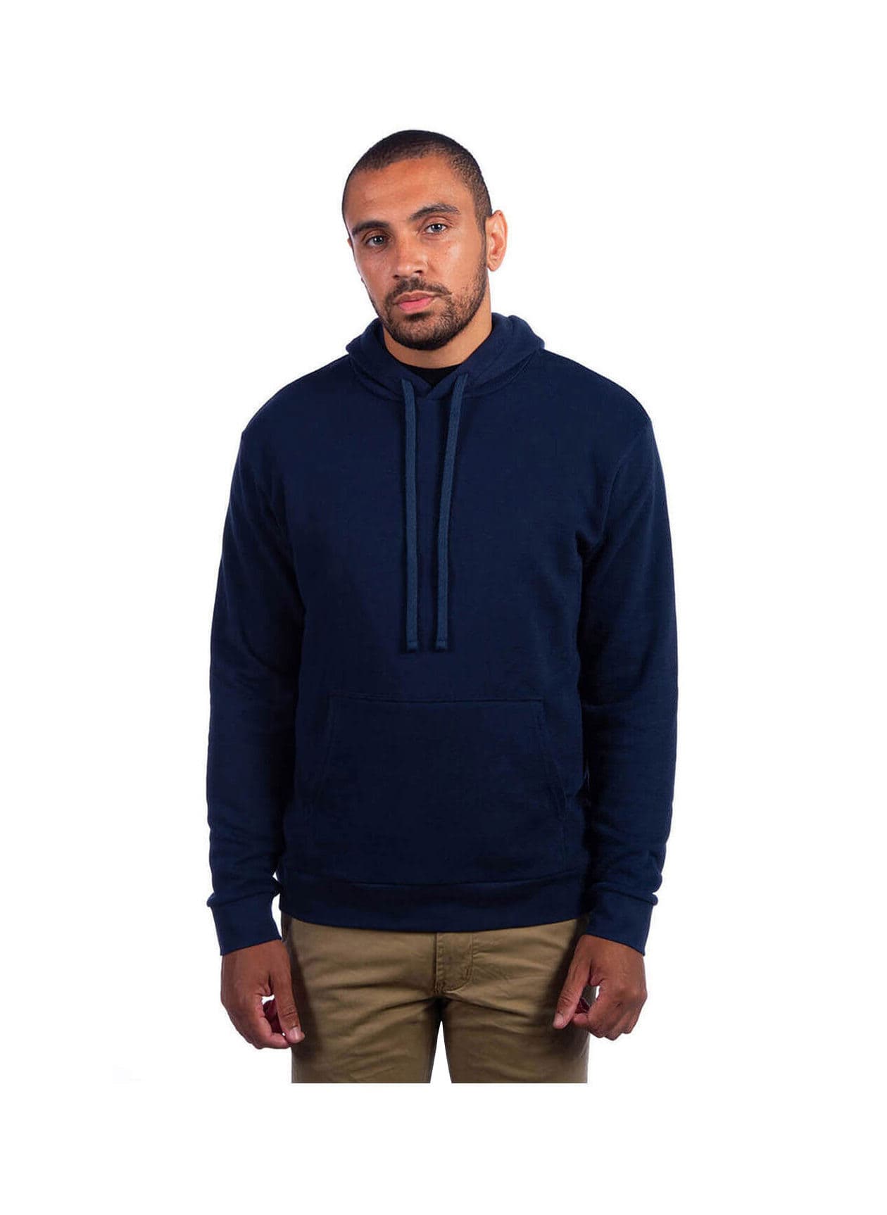 Next Level Unisex Sueded French Terry Pullover Hoodie - Navy 3XL
