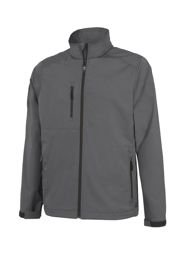 Charles River Men's Axis Soft Shell Jacket - Dark Grey 3XL