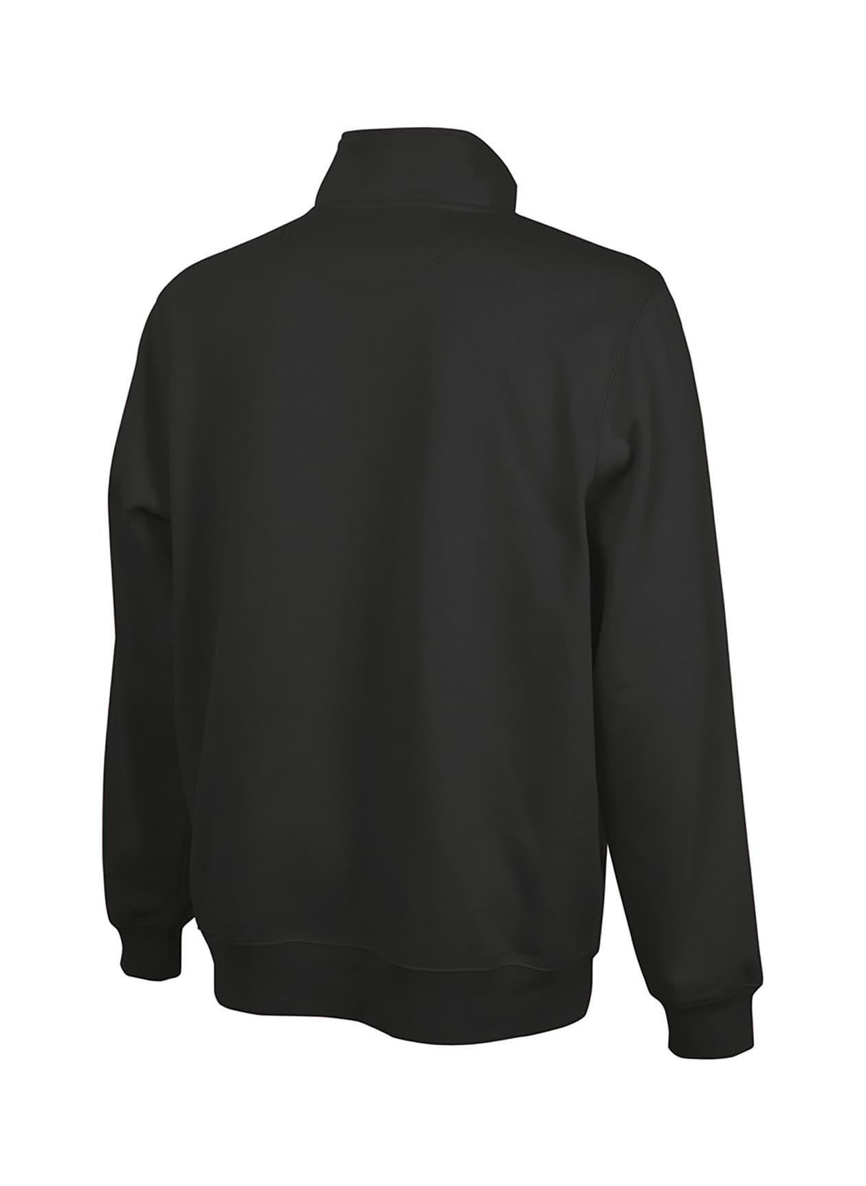 Charles River Unisex Crosswind Quarter-Zip Sweatshirt - Black 3XL
