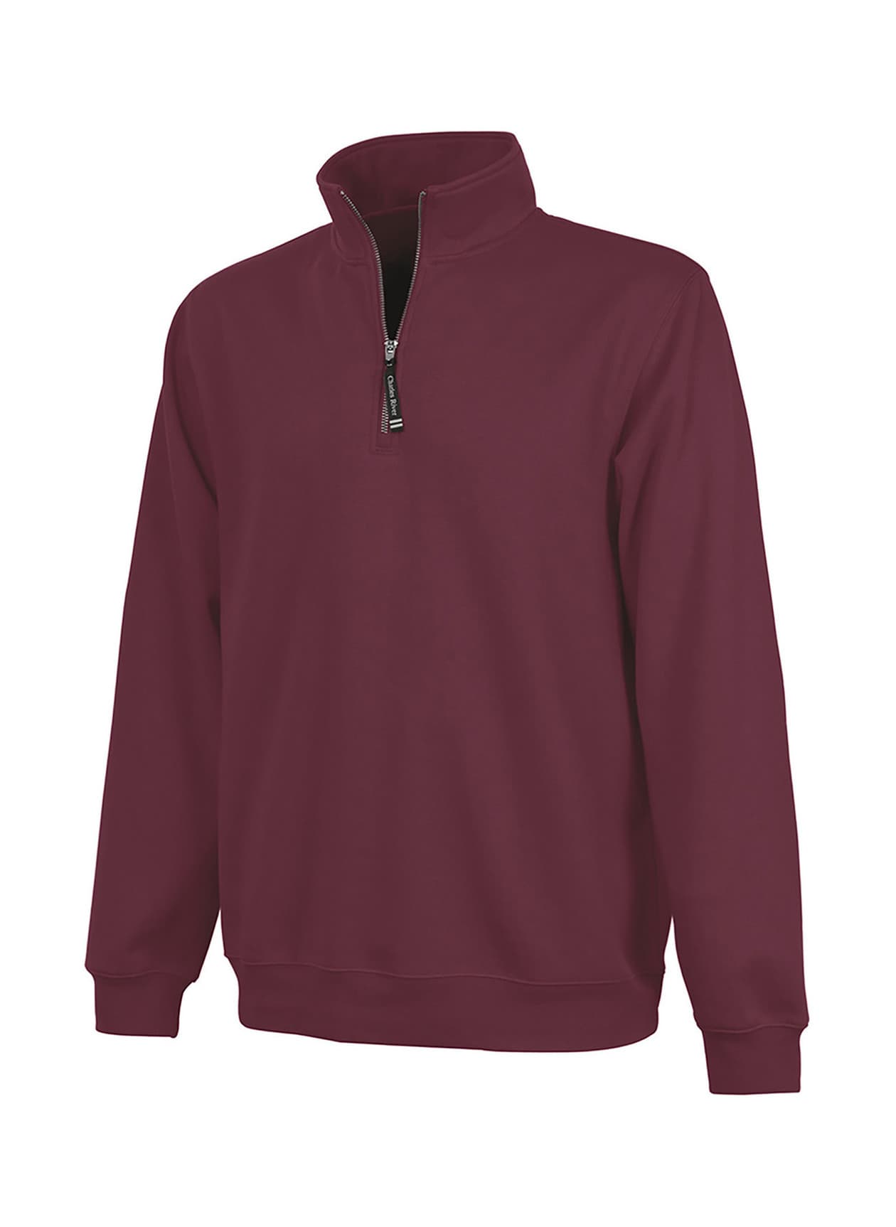 Charles River Unisex Crosswind Quarter-Zip Sweatshirt - Maroon (030) 3XL