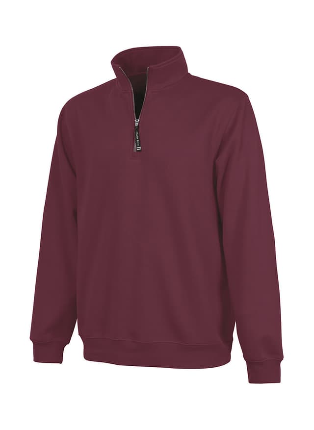 Charles River Unisex Crosswind Quarter-Zip Sweatshirt - Maroon (030) 3XL