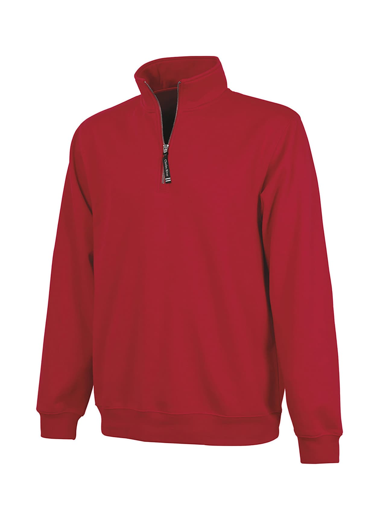 Charles River Unisex Crosswind Quarter-Zip Sweatshirt - Red (060) 3XL