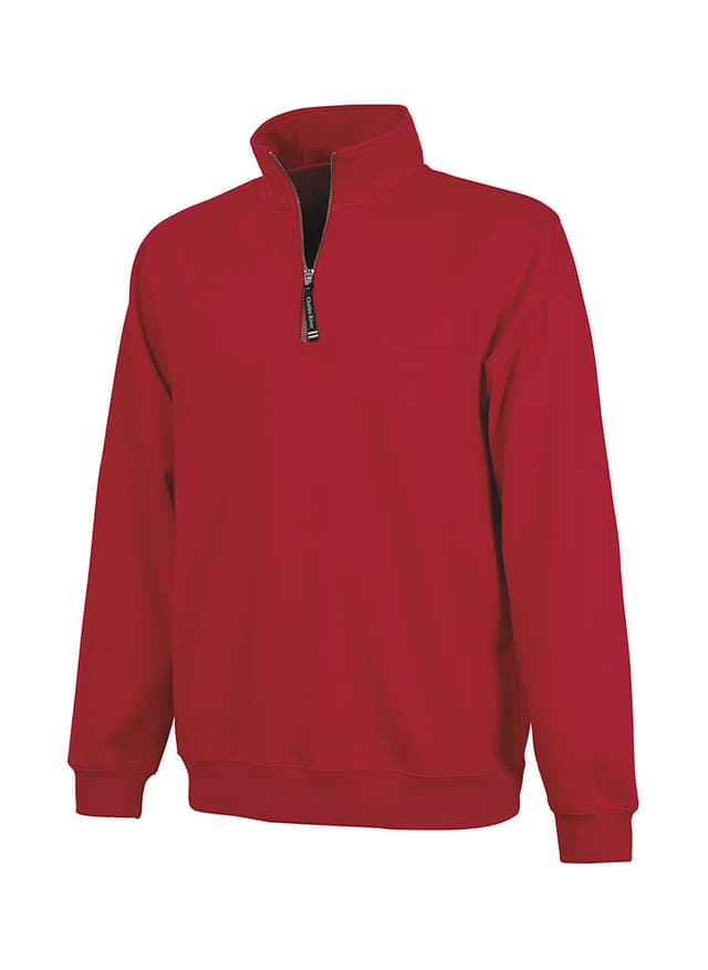 Charles River Unisex Crosswind Quarter-Zip Sweatshirt - Red (060) 3XL