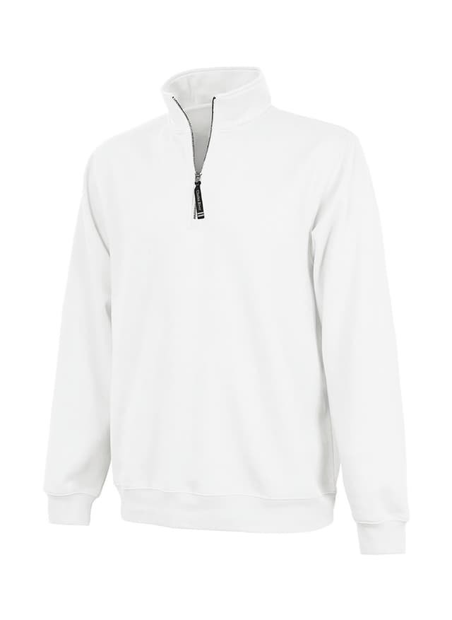 Charles River Unisex Crosswind Quarter-Zip Sweatshirt - White (080) 3XL