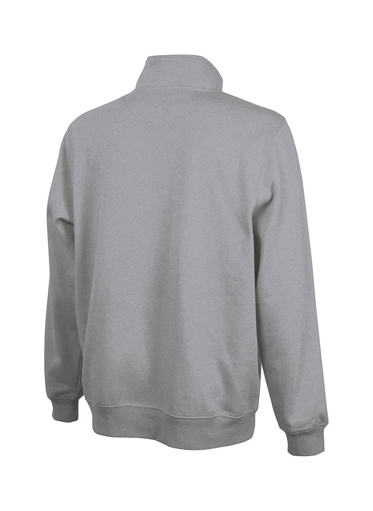 Charles River Unisex Crosswind Quarter-Zip Sweatshirt - Light Grey 3XL