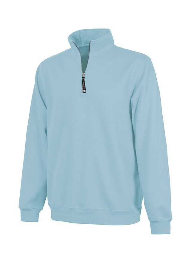 Charles River Unisex Crosswind Quarter-Zip Sweatshirt - Cyan 3XL