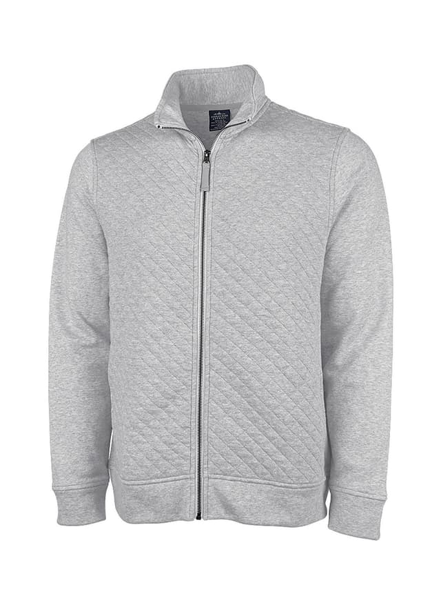 Charles River Men's Franconia Quilted Jacket - Light Grey 3XL