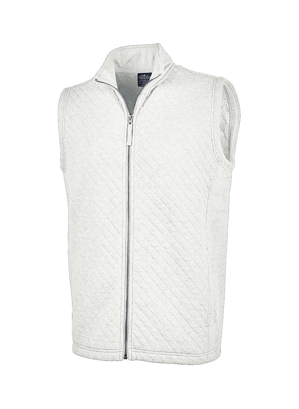 Charles River Men's Franconia Quilted Vest - White 3XL