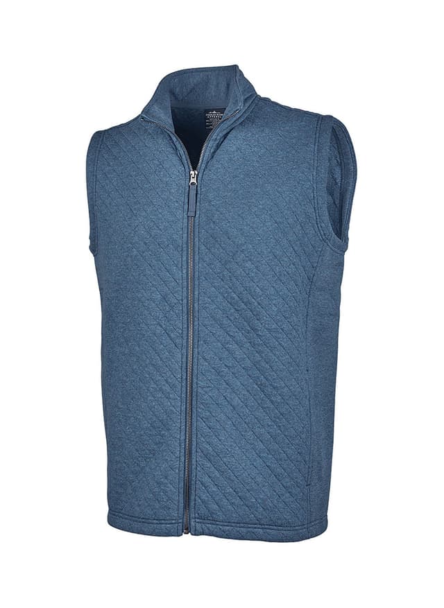 Charles River Men's Franconia Quilted Vest - Blue 3XL