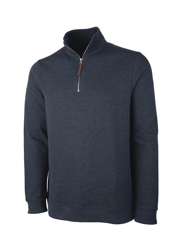 Charles River Men's Hudson Quarter Zip Pullover - Navy 3XL