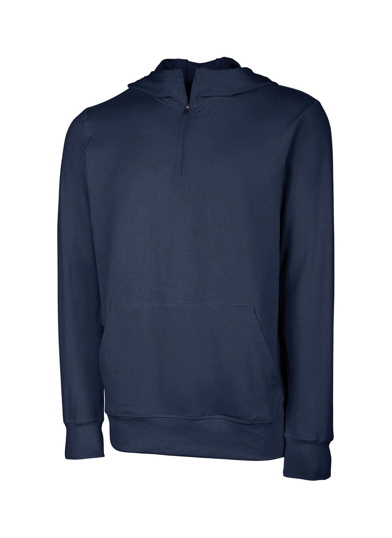 Charles River Men's Pulse Performance Quarter Zip Hoodie - Navy 3XL
