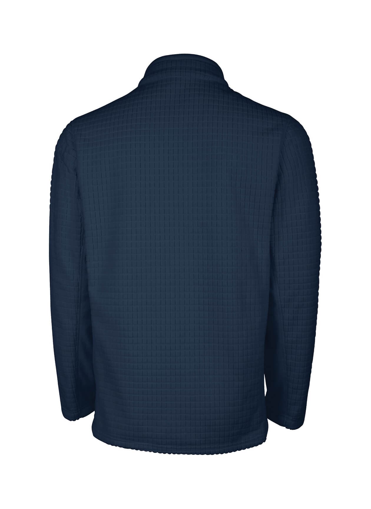 Charles River Men's Terrain Textured Fleece Jacket - Navy 3XL