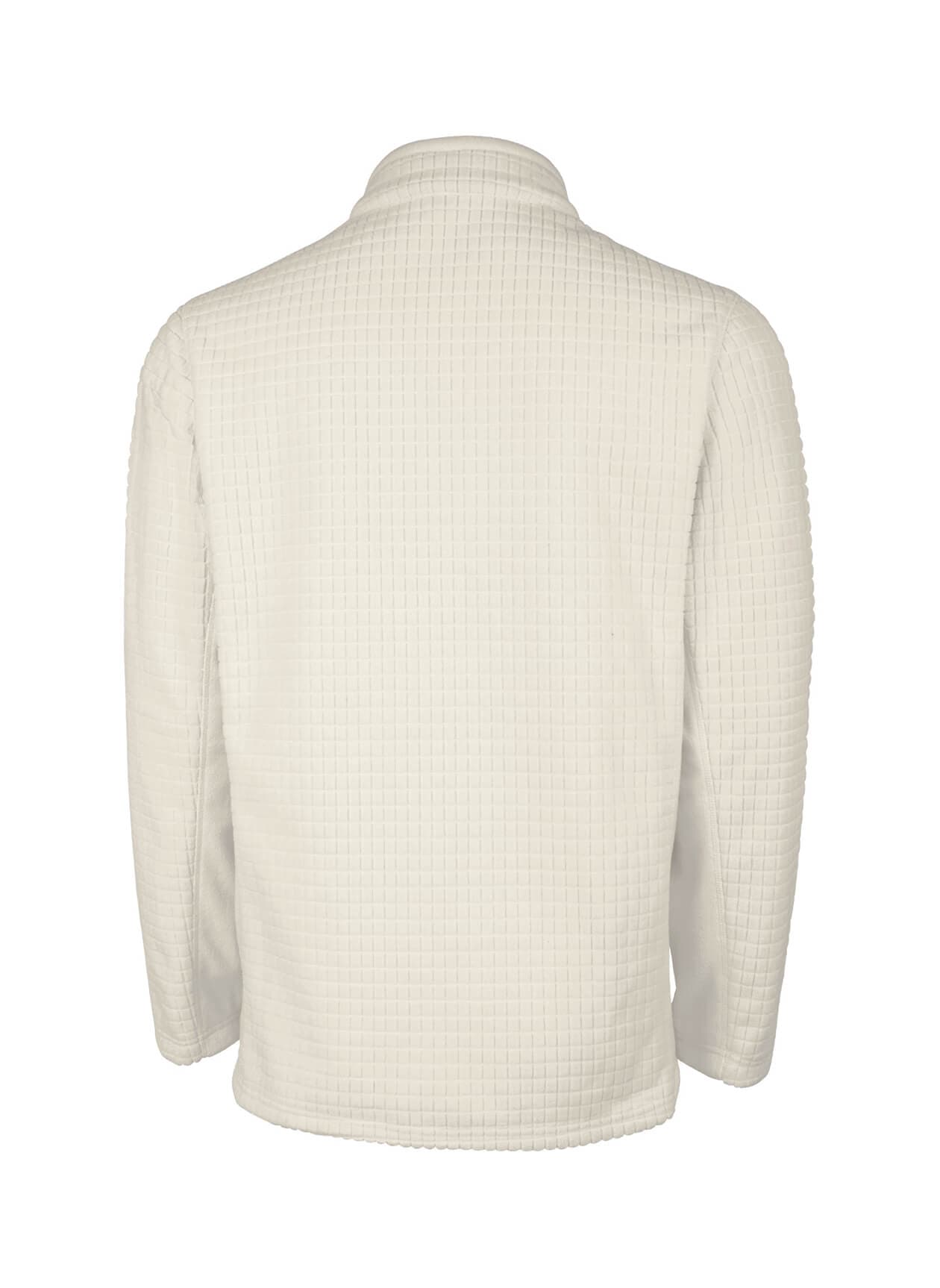 Charles River Men's Terrain Textured Fleece Jacket - White 3XL