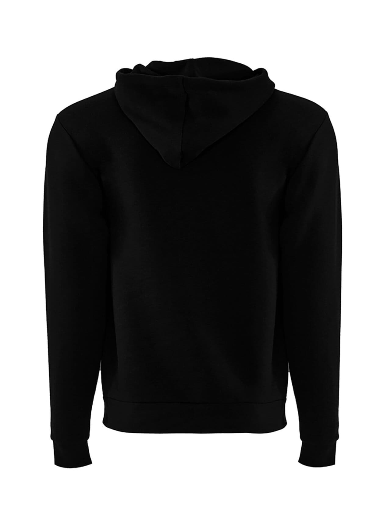 Next Level Unisex Santa Cruz Full-Zip Hoodie - Black 3XL