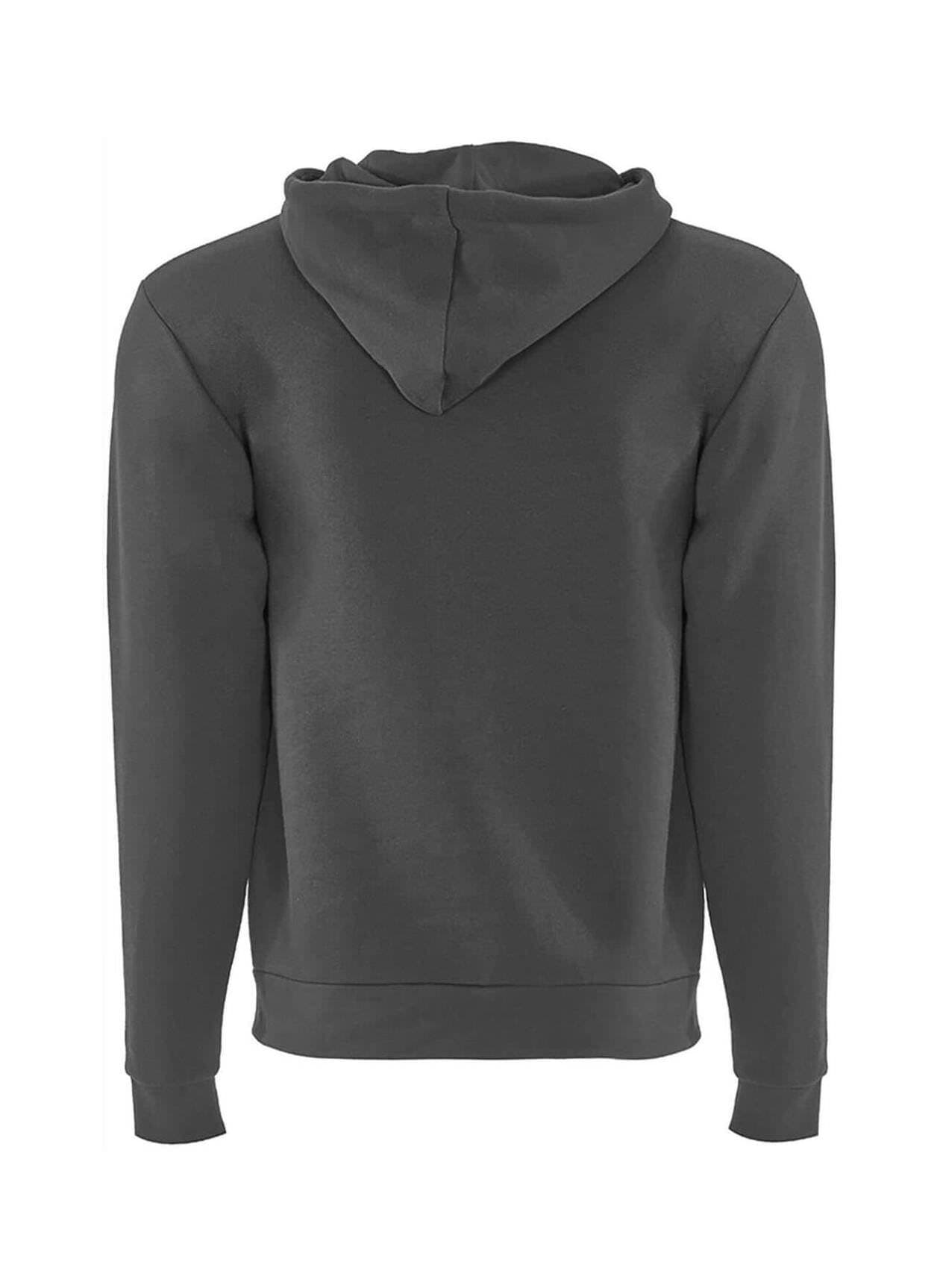 Next Level Unisex Santa Cruz Full-Zip Hoodie - Dark Grey 3XL