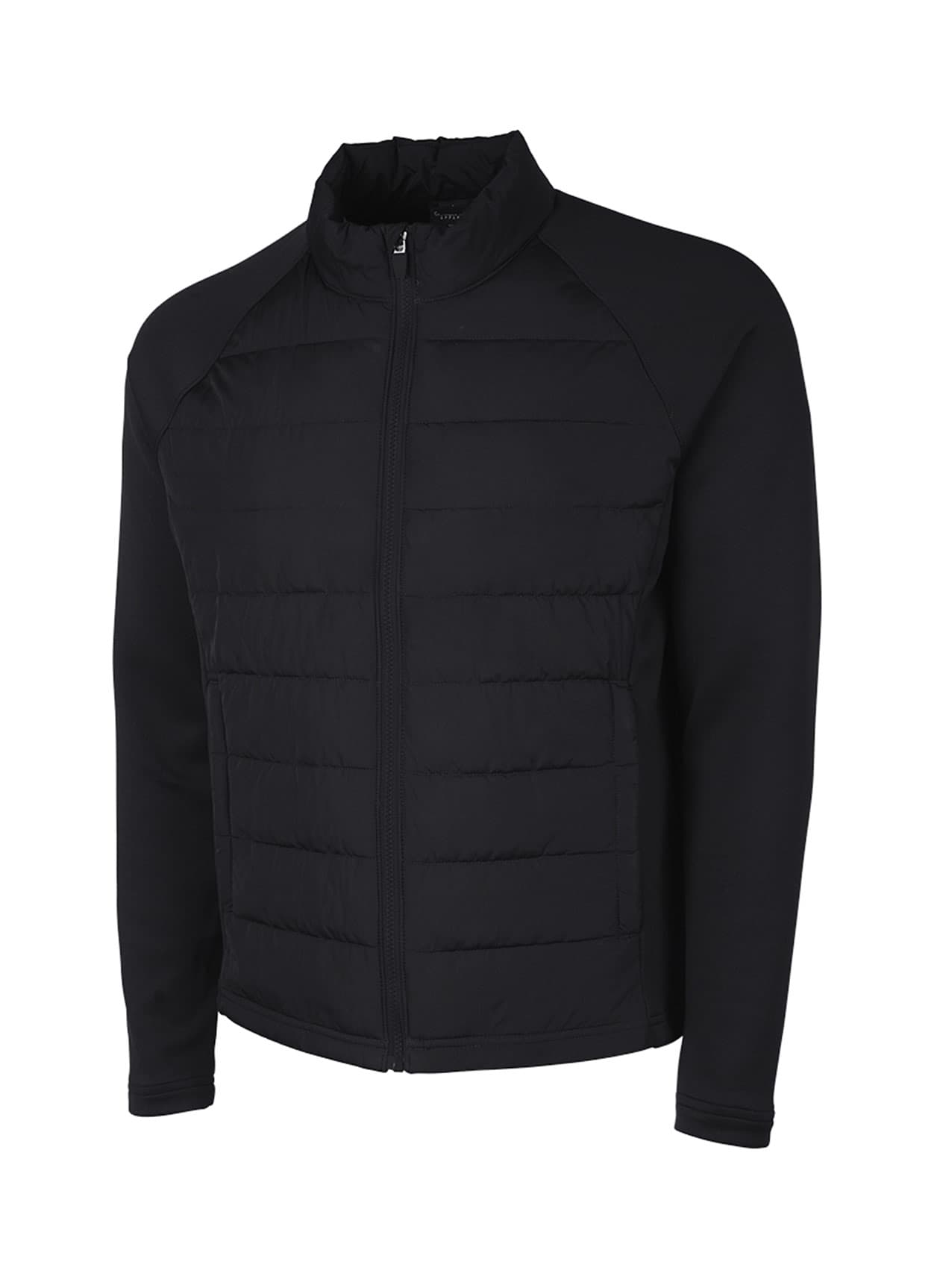 Charles River Men's Lotus Hybrid Puffer Jacket - Black 3XL