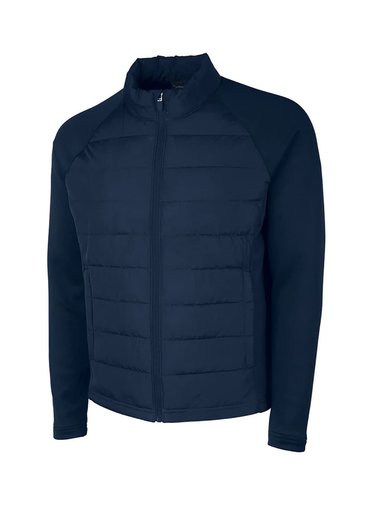 Charles River Men's Lotus Hybrid Puffer Jacket - Navy 3XL