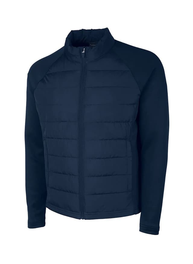 Charles River Men's Lotus Hybrid Puffer Jacket - Navy 3XL