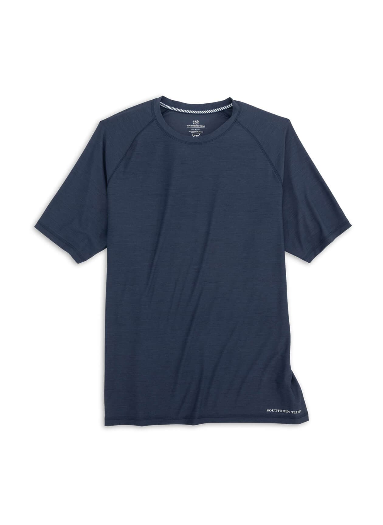 Southern Tide Men's Brrr-illiant Performance T-Shirt - Navy LG